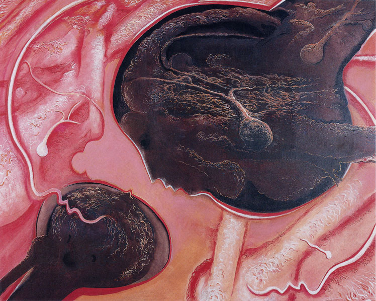 Herb Greene painting Human Neuron