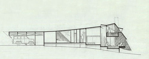 Deluca Residence, Conceptual, 1972, Lexington, KY 